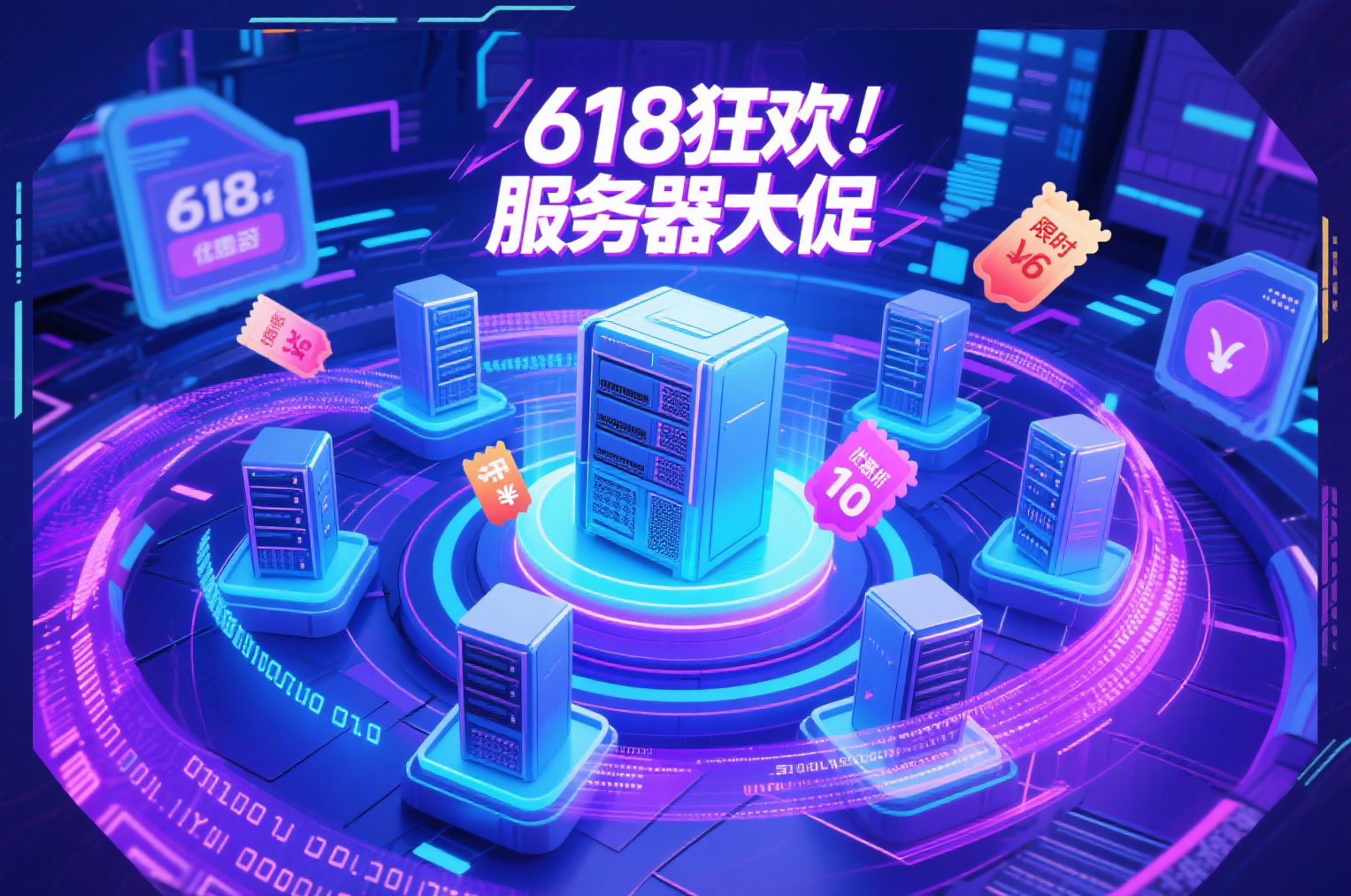 618服务器买就送~